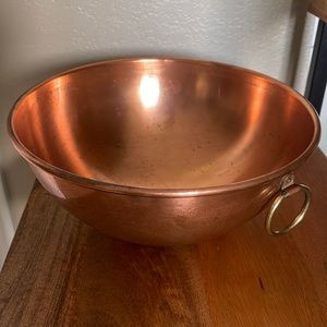 Antique Copper Bowl